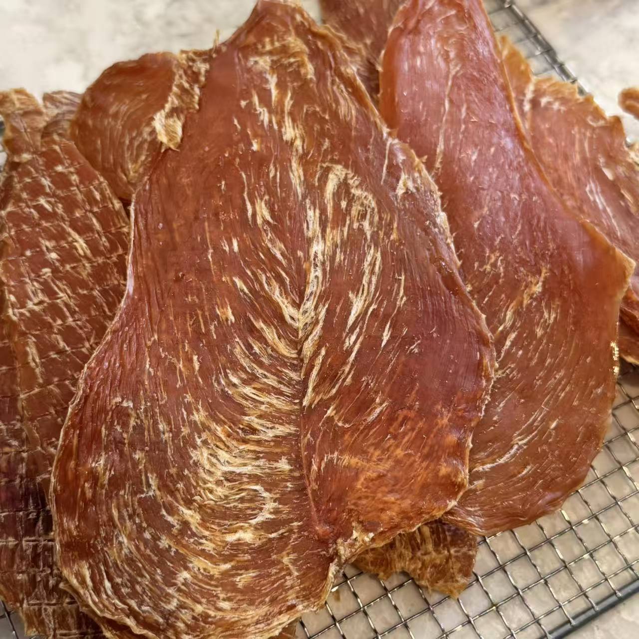 Air-dried chicken breast strips