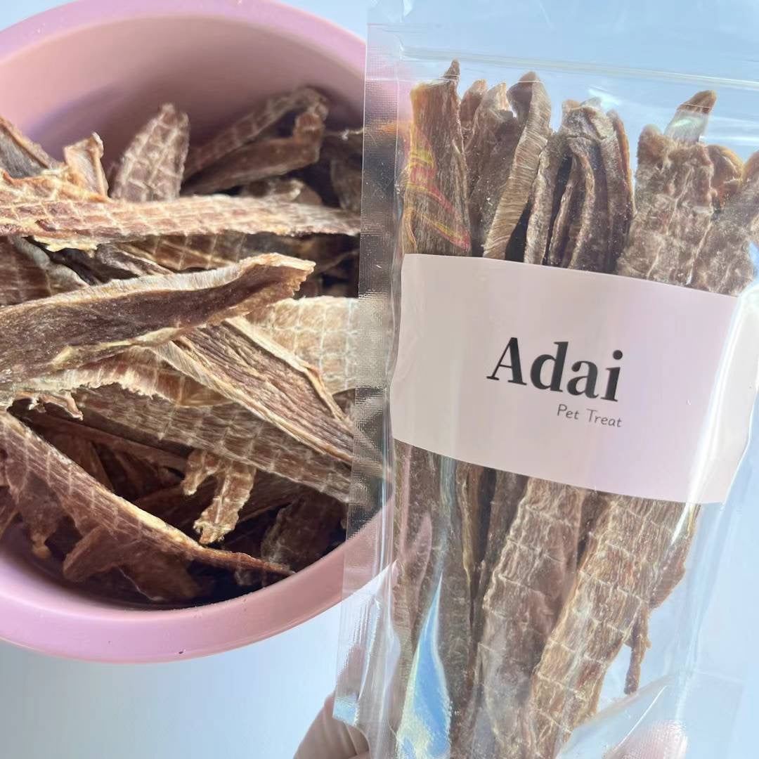 Air-dried duck breast strips
