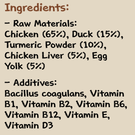 Freeze-dried turmeric pieces