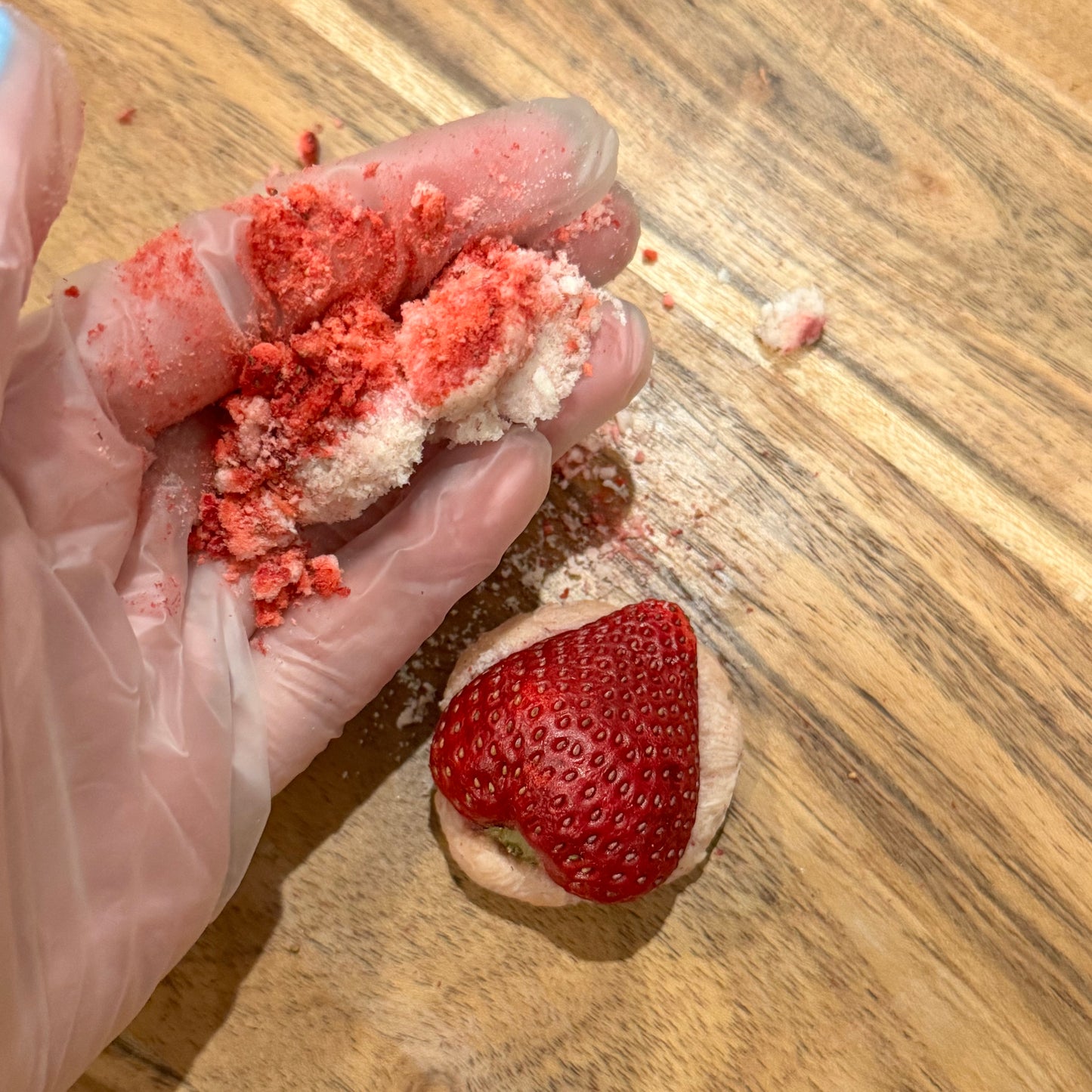 Freeze-Dried Strawberry Chicken Tart