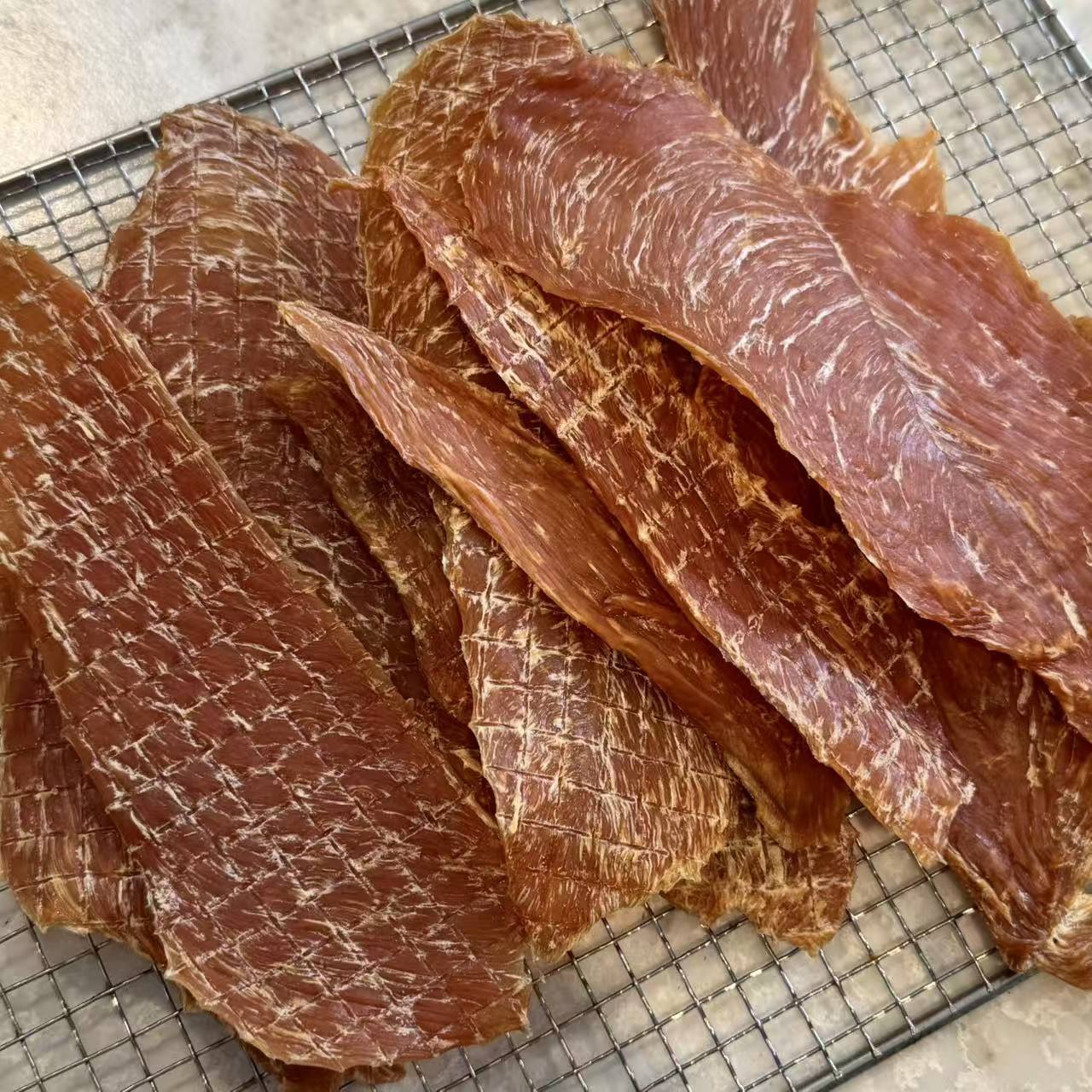 Air-dried chicken breast strips