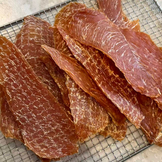 Air-dried chicken breast strips