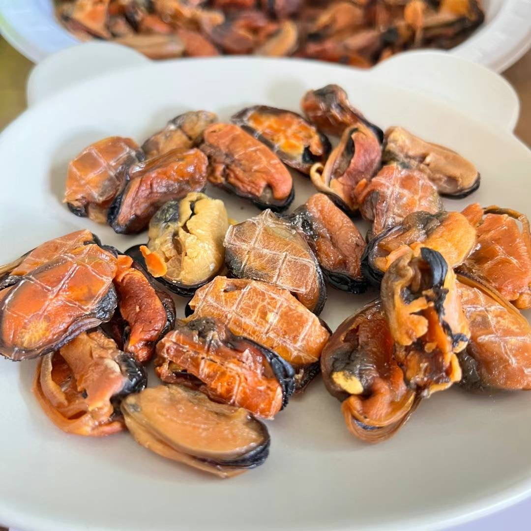 Air-dried small mussels