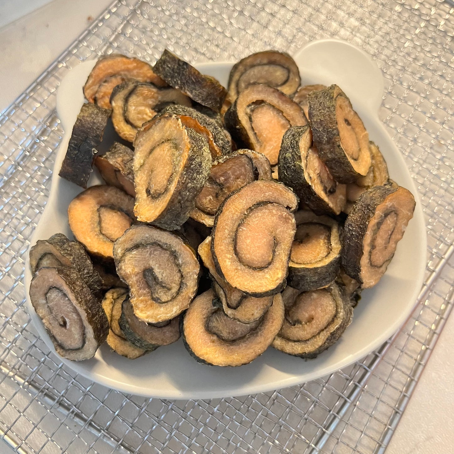 Air-dried chicken sushi