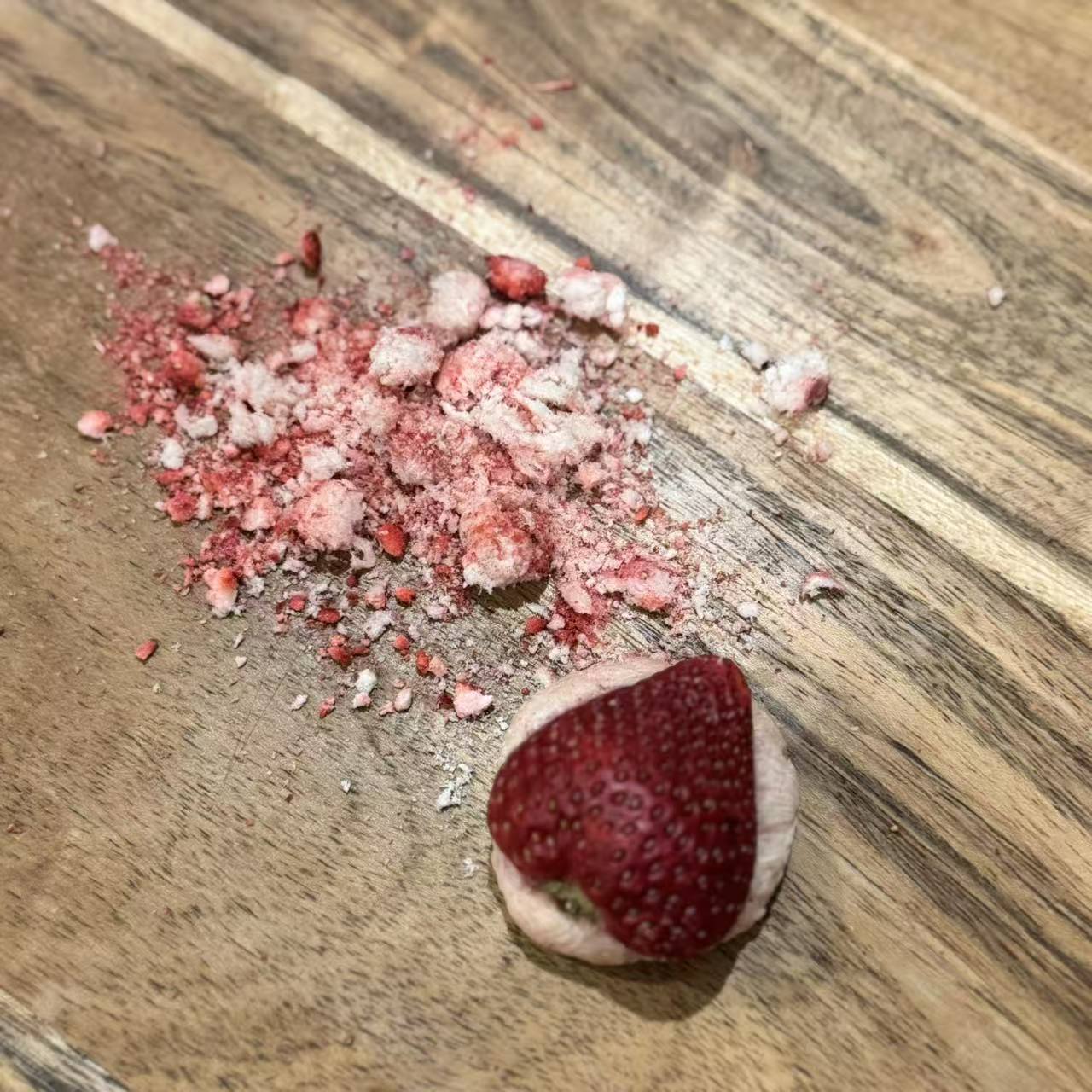 Freeze-Dried Strawberry Chicken Tart