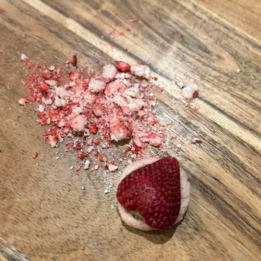 Freeze-Dried Strawberry Chicken Tart